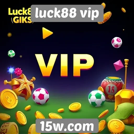 Variedade de jogos disponíveis no Luck88 VIP